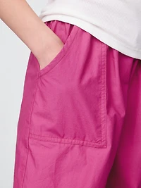 Kids Poplin Baggy Joggers