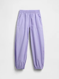Kids Poplin Baggy Joggers