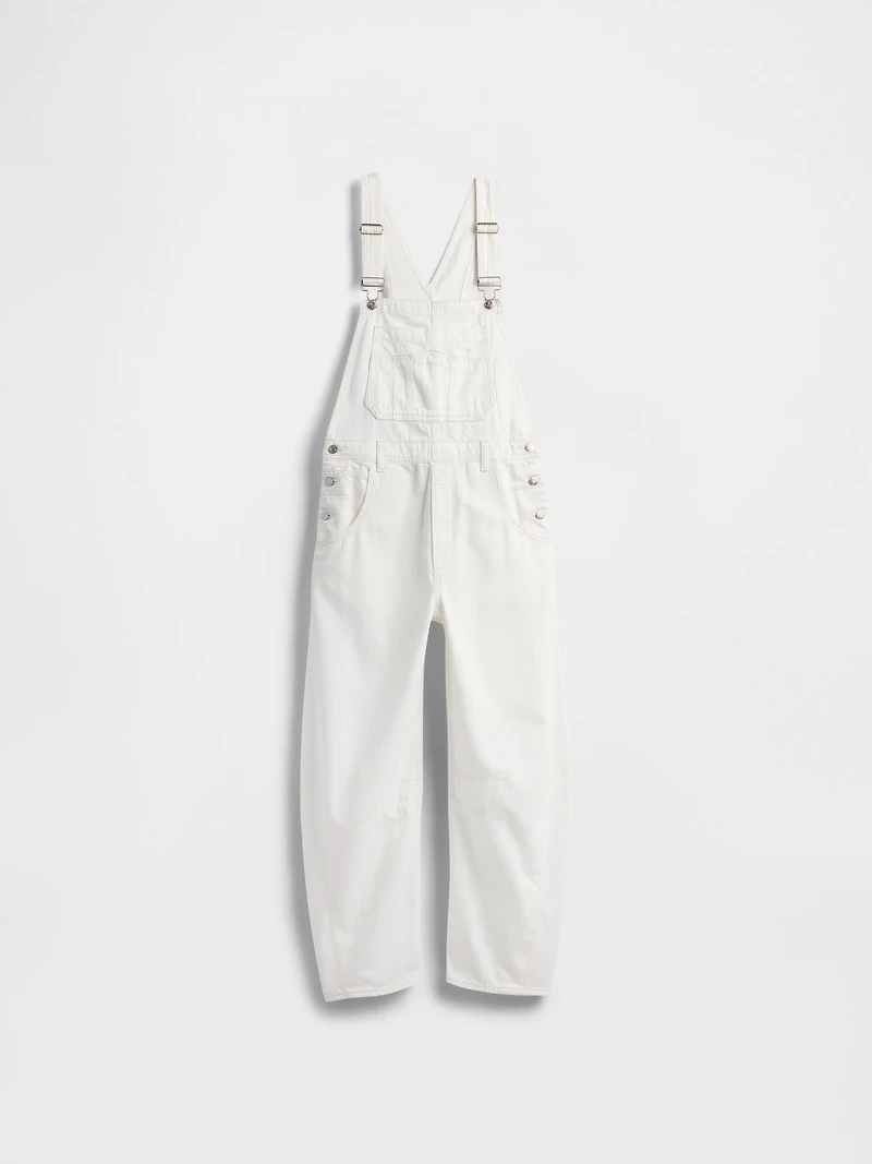 UltraSoft Denim Horseshoe Overalls