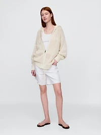 Crochet Zip Hoodie
