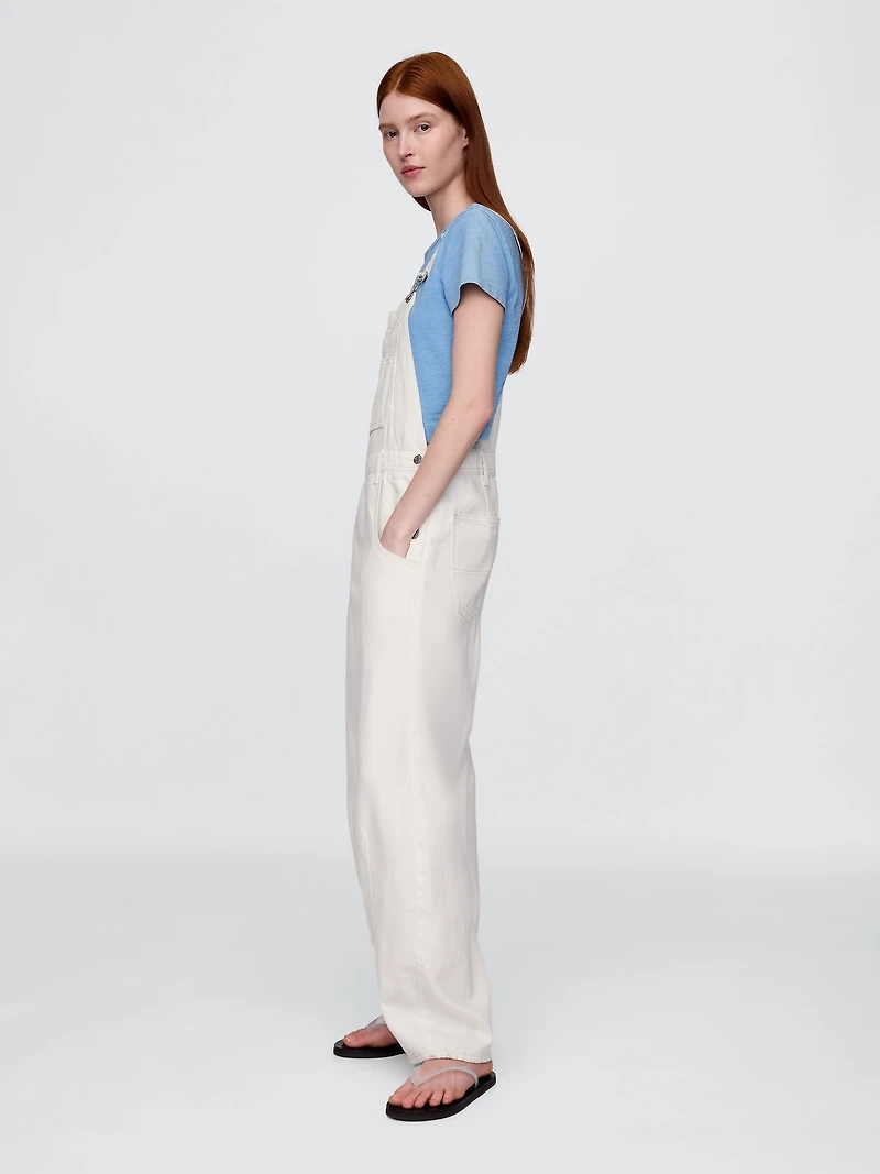UltraSoft Denim Horseshoe Overalls