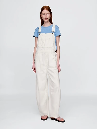 UltraSoft Denim Horseshoe Overalls