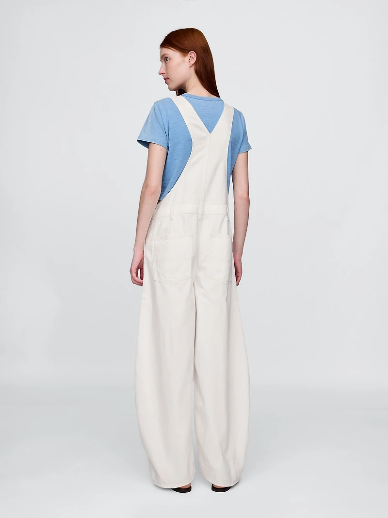 UltraSoft Denim Horseshoe Overalls