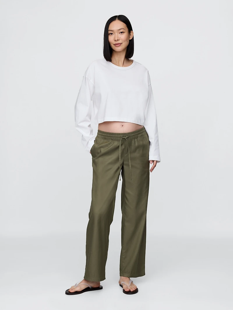 Maternity Easy Wide-Leg Pants