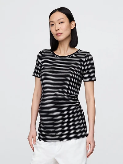 Maternity Modern Crewneck T-Shirt