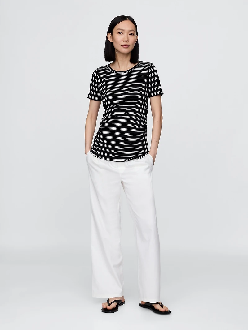 Maternity Modern Crewneck T-Shirt