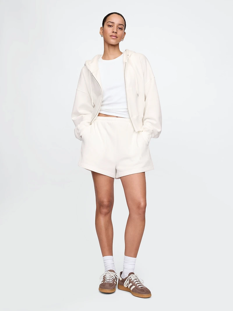 VintageSoft Wedge Zip Hoodie