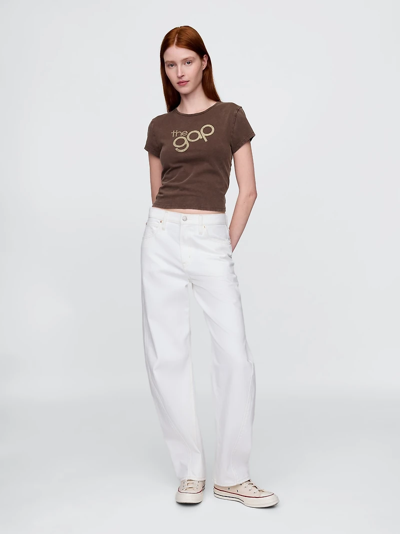 Cotton Jersey Logo Baby T-Shirt