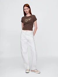 Cotton Jersey Logo Baby T-Shirt