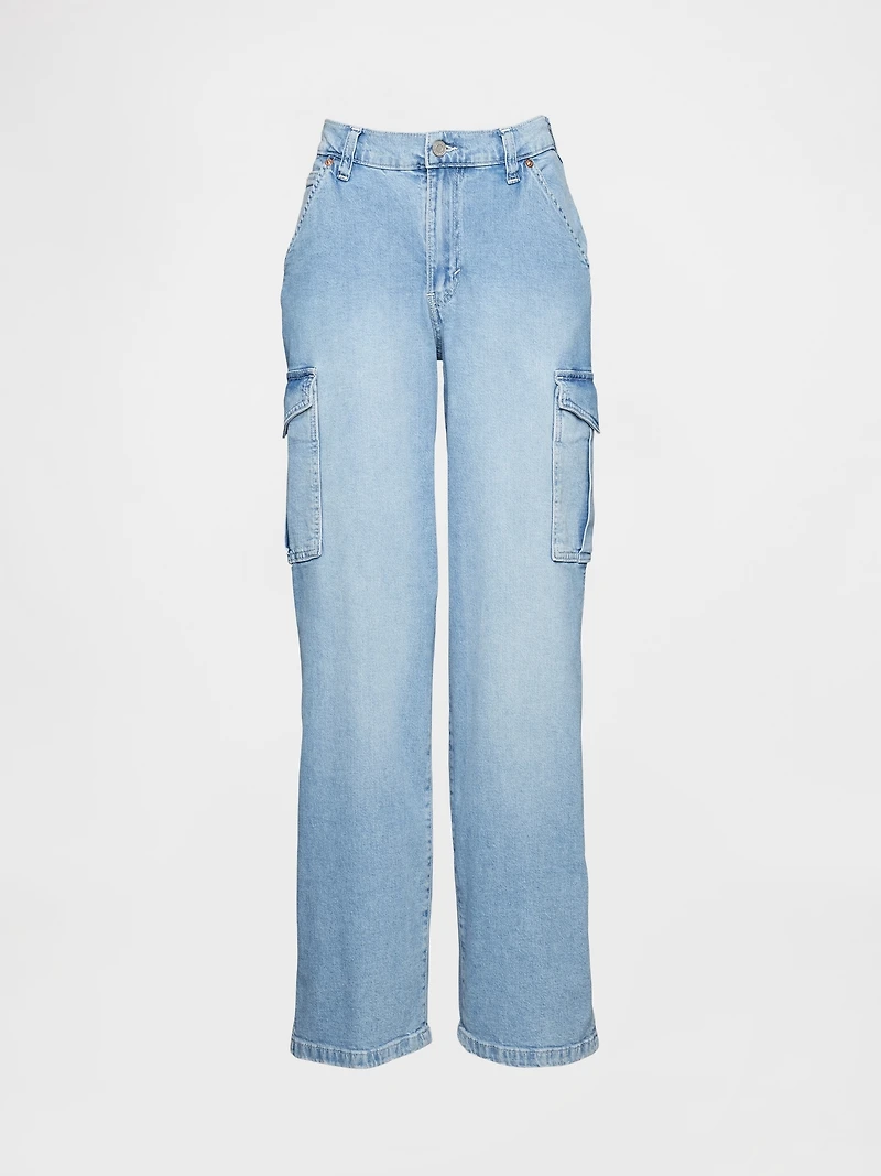Mid Rise '90s Loose Cargo Jeans