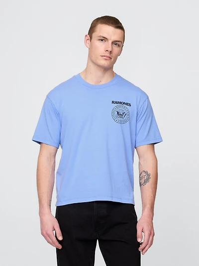 Heavyweight Ramones Graphic Crop T-Shirt