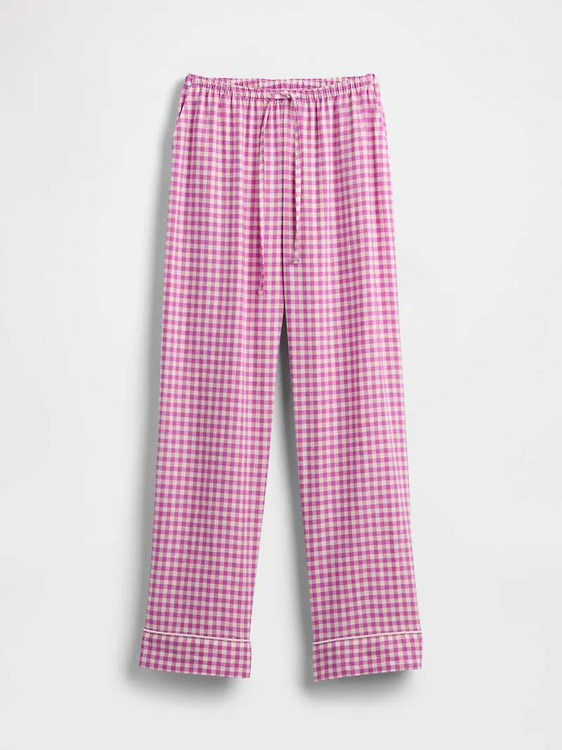 Linen-Blend PJ Pants