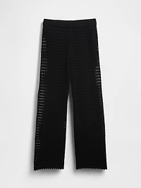 100% Cotton Crochet Ankle Pants