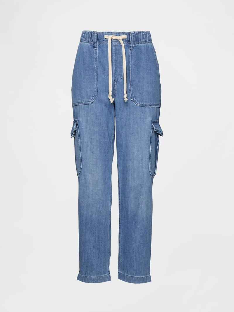 Denim Easy Cargo Joggers