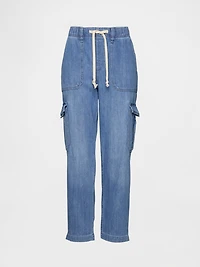 Denim Easy Cargo Joggers