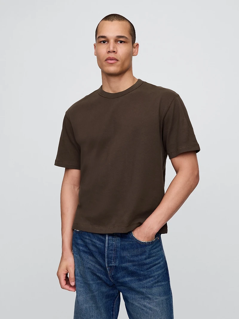 Adult Heavyweight Crop T-Shirt
