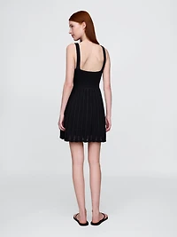 Pointelle Mini Dress