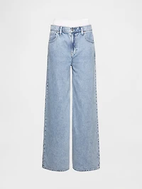 Mid Rise UltraSoft Boxer Baggy Jeans