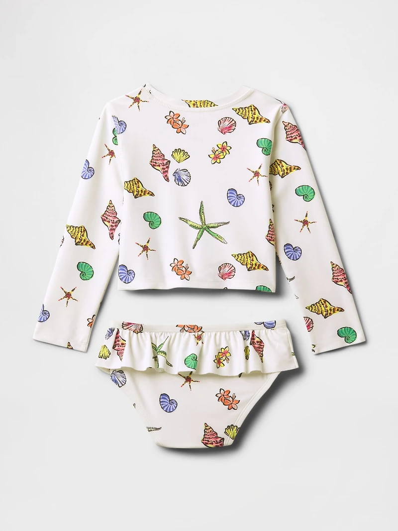 Baby & Toddler Rash Guard Swim Two-Piece