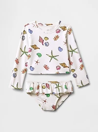 Baby & Toddler Rash Guard Swim Two-Piece
