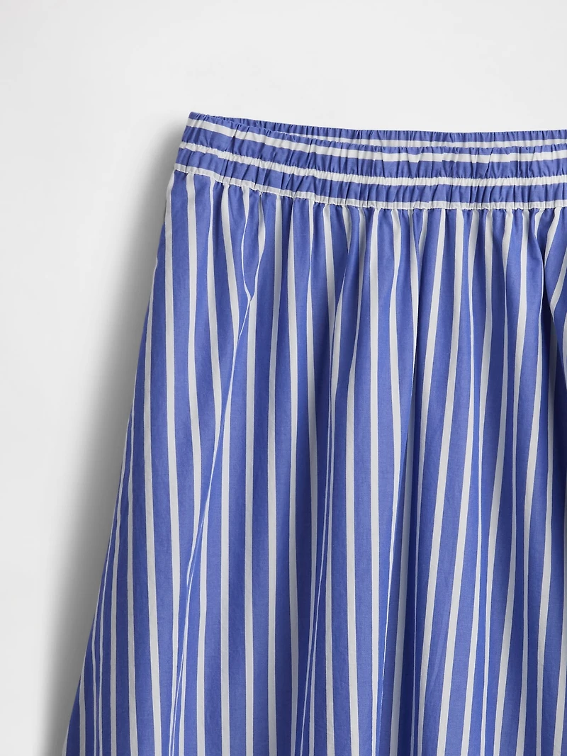 Poplin Maxi Skirt