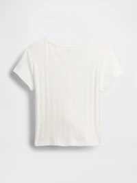 Baby & Toddler Pointelle Rib Top