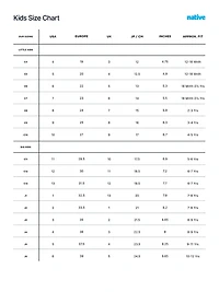 Kids Native Shoes Jefferson