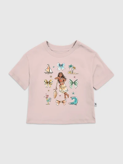 Toddler Disney Moana Bow Icons Graphic T-Shirt