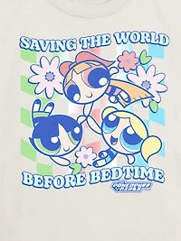 Kids Powerpuff Girls Groovy Graphic T-Shirt