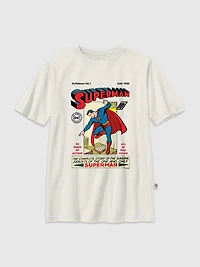 Kids Superman Vintage Comic Graphic T-Shirt