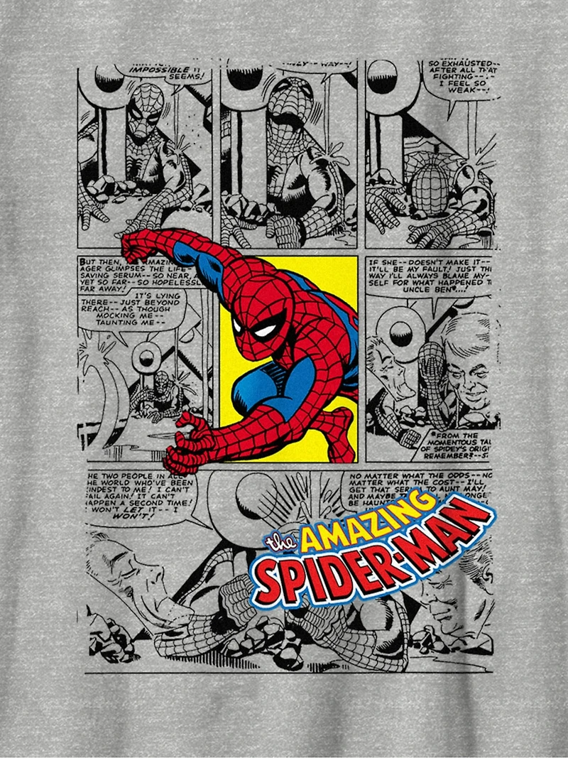 Kids Spider-Man Comic Cover Graphic T-Shirt