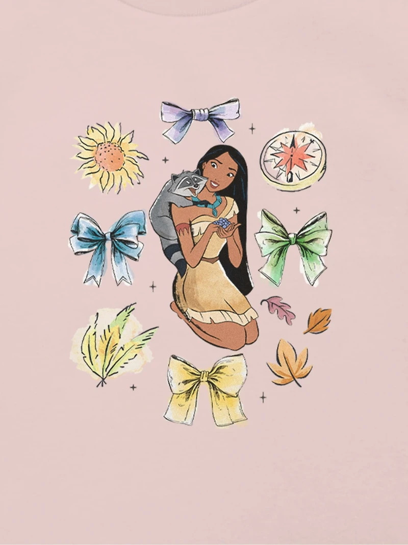 Toddler Disney Pocahontas Bow Icons Graphic T-Shirt