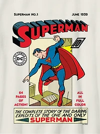 Kids Superman Vintage Comic Graphic T-Shirt