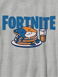 Kids Fortnite Pancakes Graphic T-Shirt