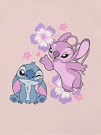 Toddler Disney Angel and Stitch Graphic T-Shirt