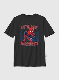 Kids Spider-Man Birthday Graphic T-Shirt