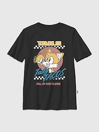 Kids Sonic The Hedgehog Tails Tacos Graphic T-Shirt
