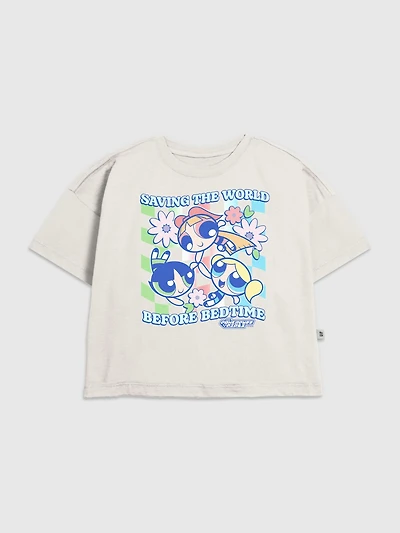 Kids Powerpuff Girls Groovy Graphic T-Shirt