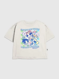 Kids Powerpuff Girls Groovy Graphic T-Shirt