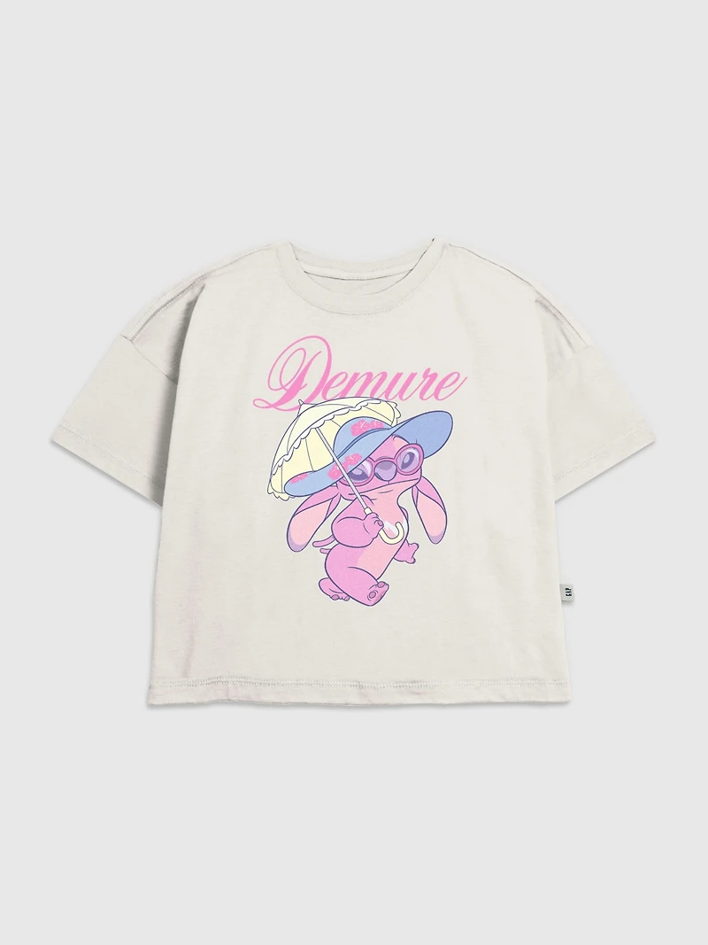 Kids Disney Demure Stitch Graphic T-Shirt