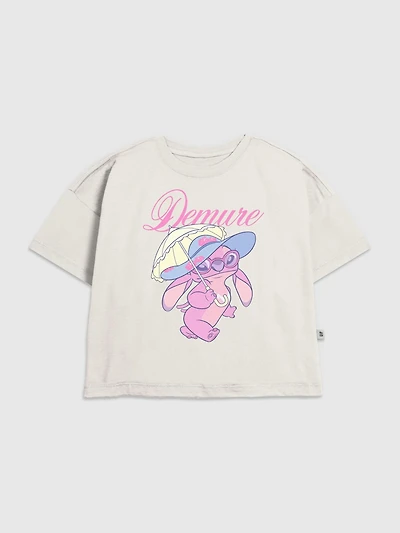 Kids Disney Demure Stitch Graphic T-Shirt