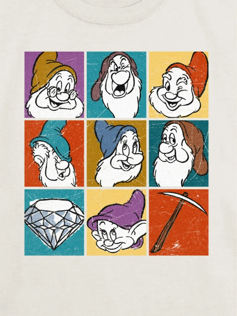 Kids Snow White Dwarves Graphic T-Shirt