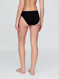 Organic Stretch Cotton Logo Bikini