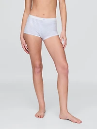 Organic Stretch Cotton High Rise Shorty