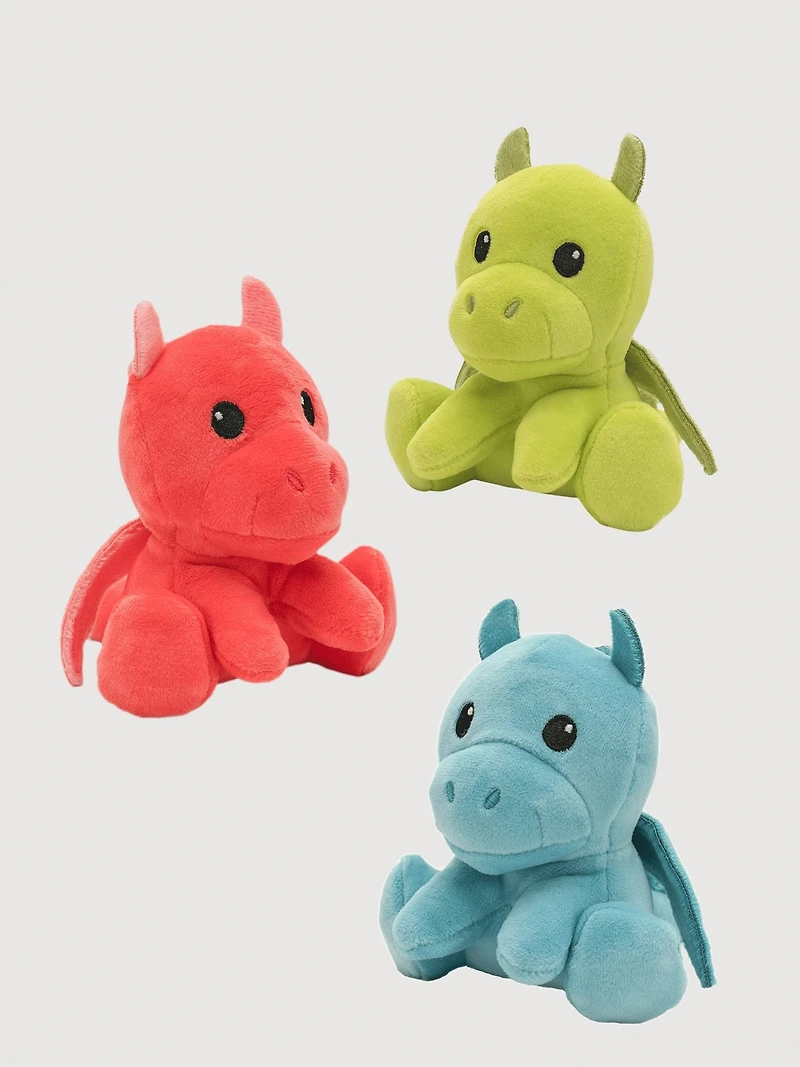 Brightfuls Baby Dragon Stuffed Animal Playset of 3