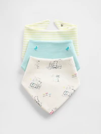 Baby Organic Cotton First Favorites Bandana Bib (3-Pack)
