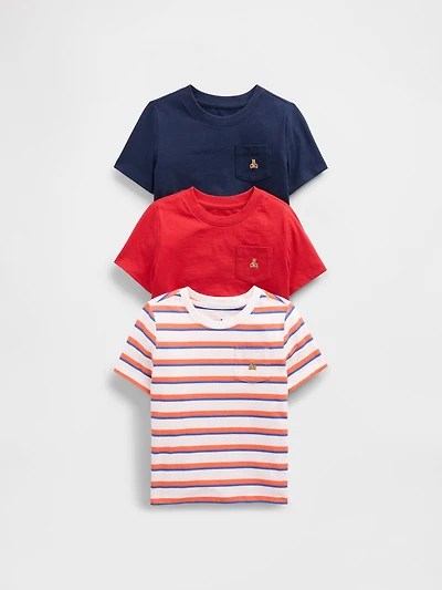 Baby & Toddler Mix & Match Pocket T-Shirt (3-Pack)