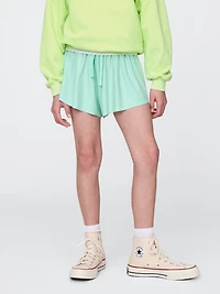 Kids Butterfly-Hem Run Shorts