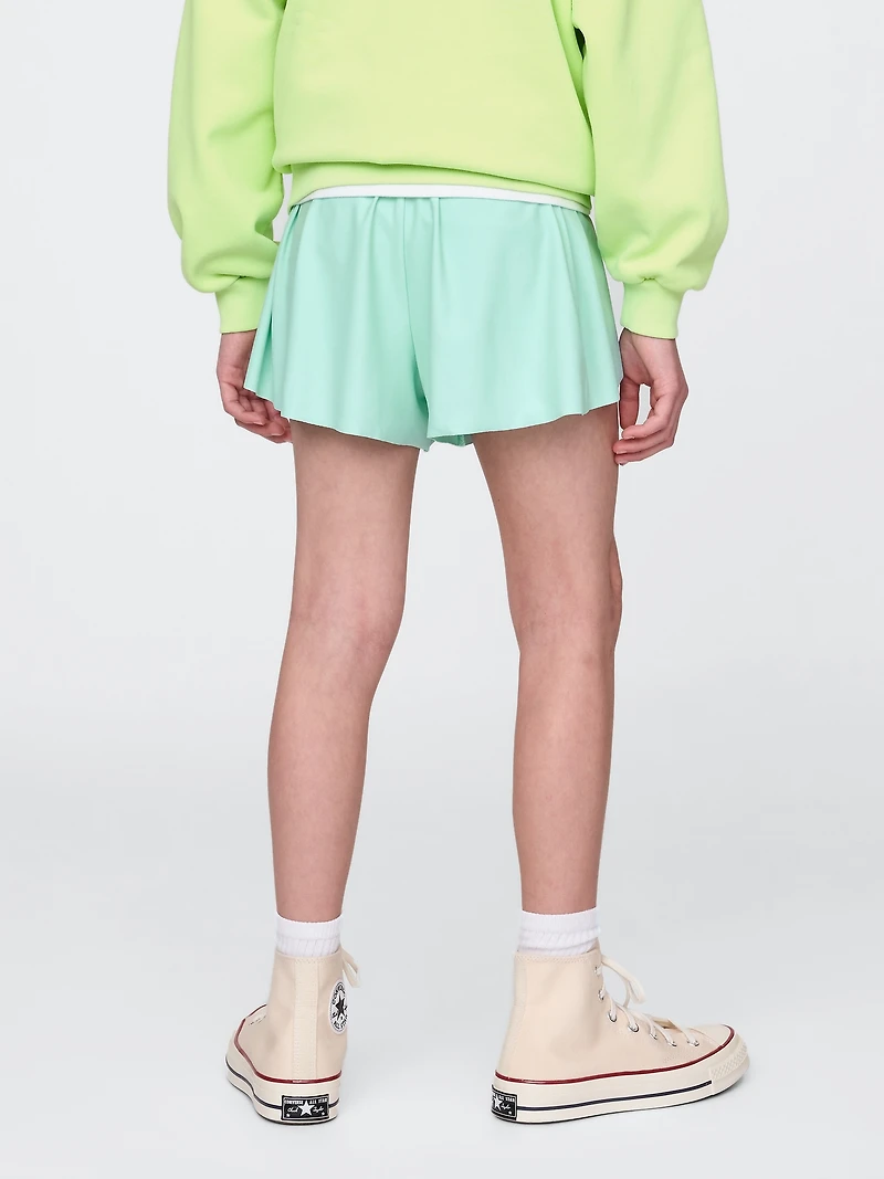 Kids Butterfly-Hem Run Shorts