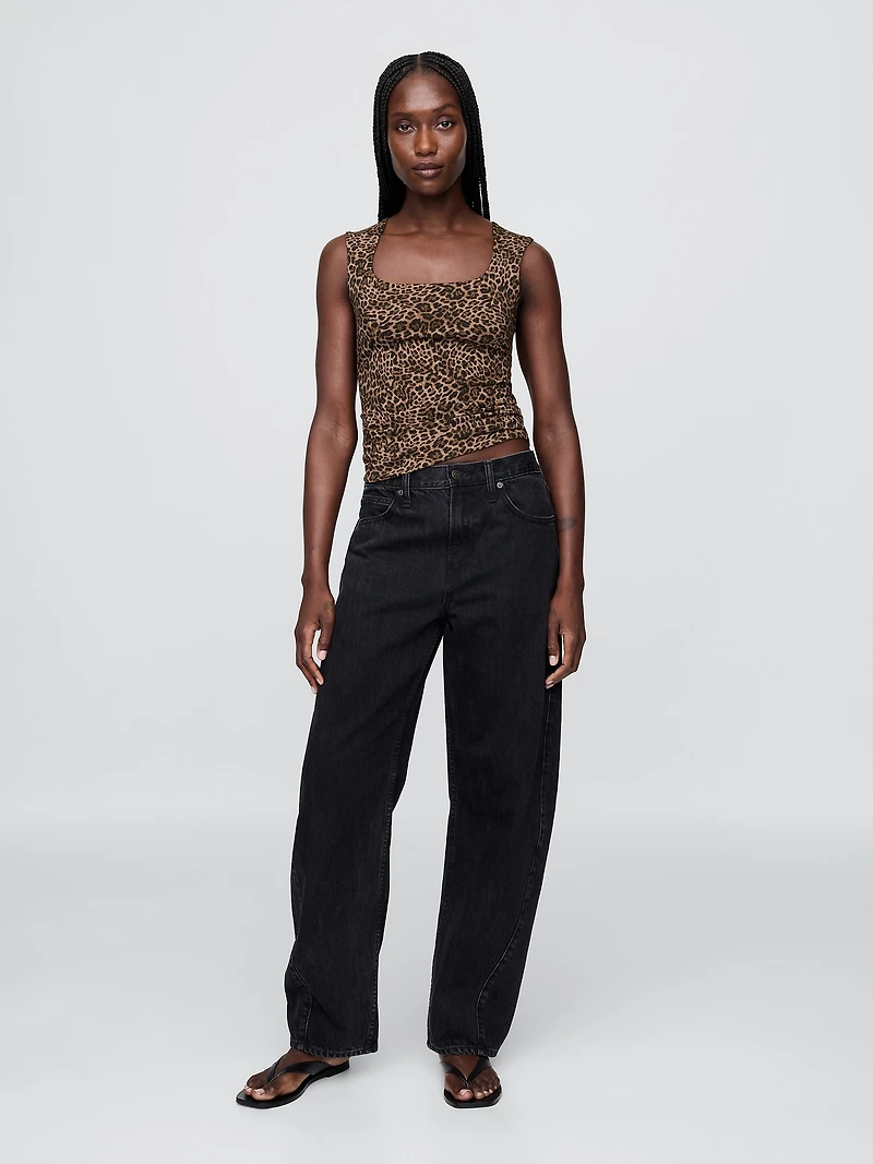 CloseKnit Jersey Square-Neck Top